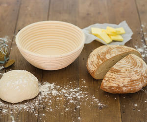 zum Gehenlassen des Brotteiges, aus natürlichem Peddigrohr, verleiht dem Brot seine typische Struktur, in 20 oder 25cm erhältlich